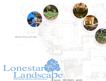 Tablet Screenshot of lonestarlandscapedfw.com